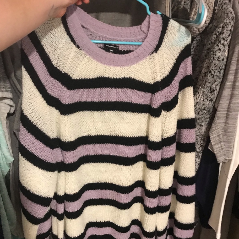 A long sleeve sweater